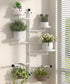 4-Tier Window Plant Shelves, 160 Rotating Indoor Wall Mounted Plant Holder Shelf