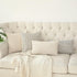 Kiuree Black and Beige Farmhouse Throw Pillow Covers, Set of 2 Decorative Square Pillow Cases for Sofa, Couch, Bedroom