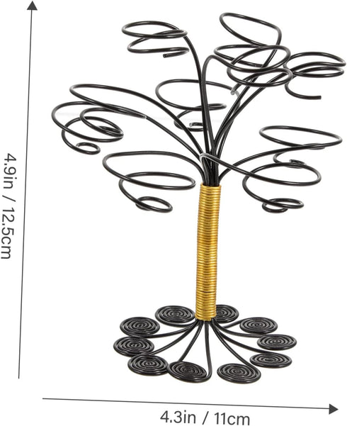 Yardwe Aluminum Wire Flower Stand, Air Plant Planter Holder for Tabletop Display and Decoration