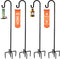 Ottsuls Shepherd-Hooks Adjustable for Bird-Feeder Lantern Plant-Hook Garden-Stake - Plant Stand Hanger