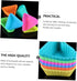 20pcs Triangle Muffin Cup Cupcake Liners, Silicone Cake Molds for Baking Mini Triangle Molds