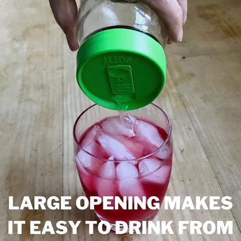 Mason Jar Drink Lid, Wide Mouth, Whimsy, Pack of 3