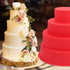 Silicone Mould for Baking Round Cake Pans Set of 4, Nonstick Layer Cakes Chocolate Rainbow for Birthday Wedding Party 4