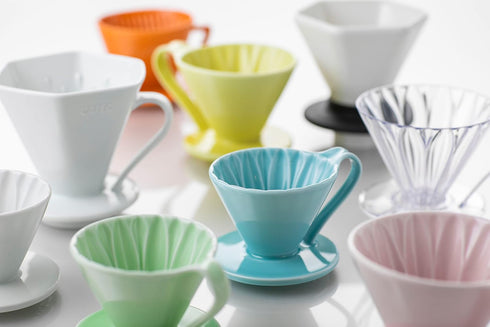 CAFEC Sanyo PFD-4 Flower Dripper, CUP 4, Clear