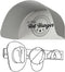 White 10 Pack Unique Hidden Design for Baseball, Cowboy, Fedoras Hats