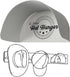 White 10 Pack Unique Hidden Design for Baseball, Cowboy, Fedoras Hats