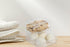 Laundry Pod Holder & Dryer Sheet Dispenser, 2 Compartment Acrylic Container with Lids for Laundry Room Organization