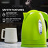 OVENTE Electric Kettle, 1.7 Liter Hot Water Heater, BPA Free Fast Boiling Cordless Water Warmer for Coffee & Tea (Green