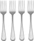 Oneida Satin Sand Dune Everyday Flatware Salad Forks, Set of 4