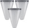 Medium Size Galvanized Steel Chicken Restraining Cone for Chickens, Large Layers, Broilers,