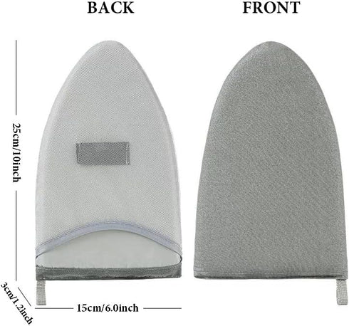 Garment Steamer Ironing Gloves Waterproof Anti Steam Glove Heat Resistant Garment Steamer Mitt, Clothes Ironing Accessories Garment Steamer Accessories for Clothes, Gray
