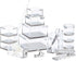 OfficeGoods Acrylic Desk Organizer with Silver Base, Functional & Elegant Storage Box for Home or Office