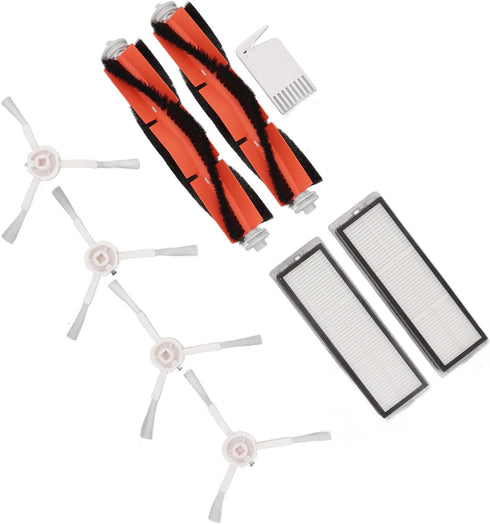 Pwshymi Brush Filters White Flat Comb Kit for Mijia 1C, F9 Replacement Kit for Xiaomi 1T, Mi Robot Vacuum Mop Brush Kit