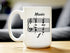 Music Is My Forte Coffee Mug - Funny Musician Gifts and Musical Accessories - Large 15oz White Ceramic Mug