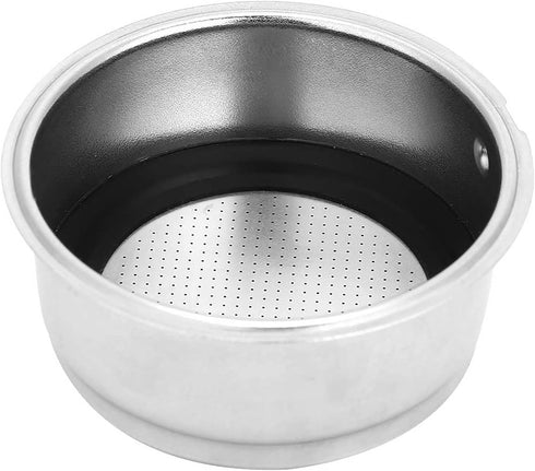 Stainless Steel Coffee Filter, 51mm Cafe Filter Baskets, Strainer Espresso Filters, Pressurized Porous Basket, Reusable