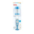 2 1 Nuby Easy Clean Dispensing Soft and Durable Bristle Bottle Brush with Textured Handles and Suction Base, in System