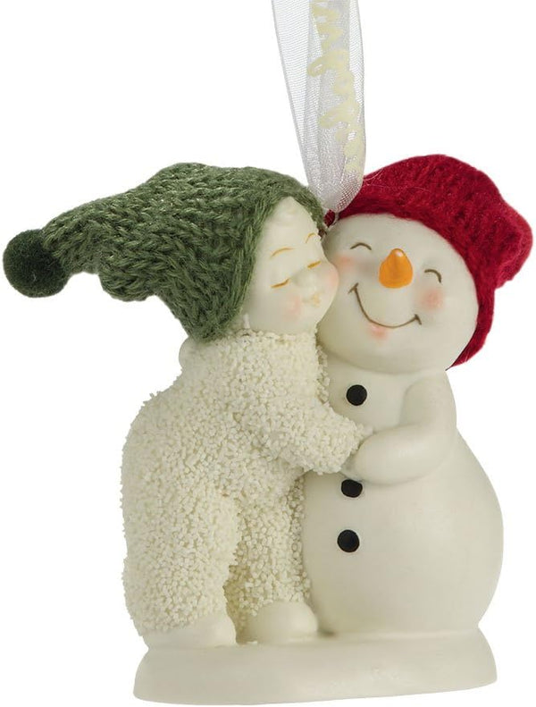 Department 56 Snowbabies “Hug Me!” Porcelain Ornament, 2.75”