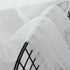 White Sheer Curtains - 54 inches Long for Bedroom, Top Rod Pocket Sheer Window Panels for Nursery, Living Room
