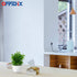 OFFIDIX Small Artificial Eucalyptus Plants with White Square Vase, Fake Plants for Home and Office Desktop Decor