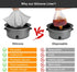 ChefAid Slow Cooker Liners, 100% Silicone Reusable Insert for 6-8 Quart Oval or Round Slow Cookers, Food Safe