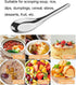2 Pieces Stainless Steel Soup Spoons, 5.7 x 1.57 Inches, Dinner Spoons for Home Restaurant Use, Silver