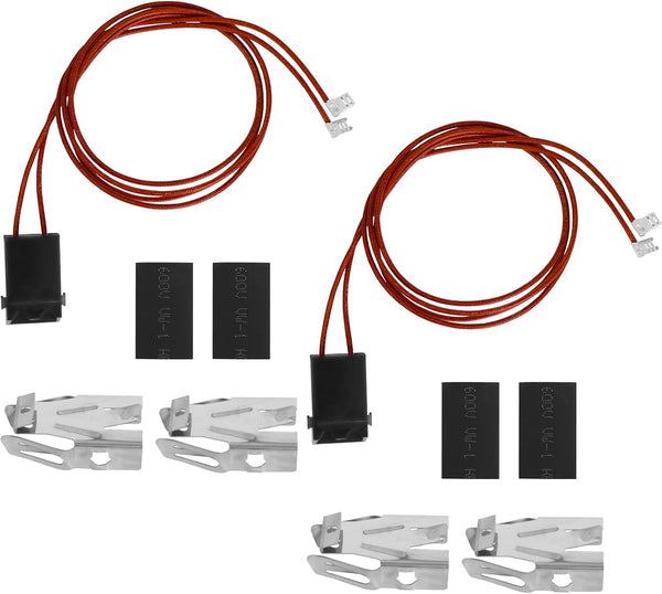 WB17T10006 Terminal Block Kit Compatible with GE Electric Stove, Range Surface Burner Plug Connector Replacement Kit (2
