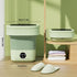 Updated Model Portable Washing Machine, Mini Foldable Washer 10L Capacity for Baby Clothes, Travel