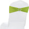 MDS Pack of 10 Spandex Chair Sashes Bow Premium Stretch Chair Cover Band