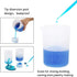 Gartful 250ml Silicone Measuring Cups, 4 PCS Nonstick Reusable Mixing Cups for DIY, Art, Craft, Easy Clean