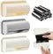 FHUIEWRY 3 Pcs Fine Liner Trash Bag Holder Dispenser, Wall Mounted Plastic Bag