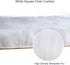 Softlife White Small Faux Fur Sheepskin Throw Rug, Fluffy Shag Fur Chair Cover Pad, Washable 20" x 20"