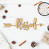 Blessed Arrow Wood Sign, Blessed Decor Wall Art, Unfinished, 12" x 4"