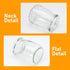 Brajttt 6 Pack, 7 oz Mini Yogurt Jars Glass Favor Jars with Cork Lids, Pudding Containers with Lids, Mason Jar Wedding