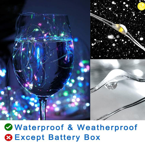 6-Pack 20 7ft Ostwiki Fairy Lights Battery Operated, Mini String Lights, LED Twinkle Firefly Starry Lights for DIY