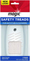 Magic Shower and Bathtub Safety Treads, 12 Treads, White - Helps Prevent Slips and Falls