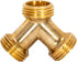 Eastman 41003 Steam Dryer Y Connector, 3/4 inch MHT, Brass