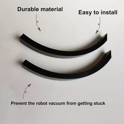 PIAOLGYI 2PCS Bumper Extender for Robot Roomba Vacuum - Prevents Vacuum Cleaner from Getting Stuck (Tall 1 Inch)