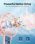 Gaiatop Mini Portable Fan, Cute Design 3 Speed Handheld USB Rechargeable Fan for Stylish Girl Women Travel Pink