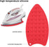 Yosoo Silicone Iron Hot Rest Pad Mat, Iron Stand Mat for Ironing (Red)