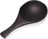 BambooMN 3.5" Small Solid Bamboo Round Scoop - Black - 10pcs