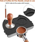 Espresso Tamper Mat, Food Safe Silicone Coffee Mat, Anti-Slip Corner Tamp Pad for Barista Tool Home Kitchen