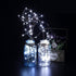 HDSHIMAO 3 Pack 6.6ft 20 Fairy Lights Battery Operated LED Mini String Lights Silver Wire Firefly Starry Lights