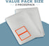 Storage Standard 2-Pack 58" 28" 52.5" Patio Loveseat Bench Cover - Reusable & Heavy-Duty Clear Plastic Outdoor Patio
