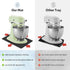 LOPNUR Appliance Sliders for Kitchen Appliances, 360° Rotating Mover, Heat Resistant Coffee Mat for Microwave, Toaster