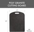 Dexas Decorator House SuperBoard Cutting Board, 12 by 16 inches, Heavy Granite