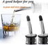 100 Pcs Black Pourers Dust Covers, Liquor Spout Rubber Caps for Olive Oil and Liquor Bottles