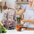 Hummingbird Floral Blender Dust Cover for Kitchen Stand Mixer or Coffee Maker, Polyester Dust Proof with Top Handle
