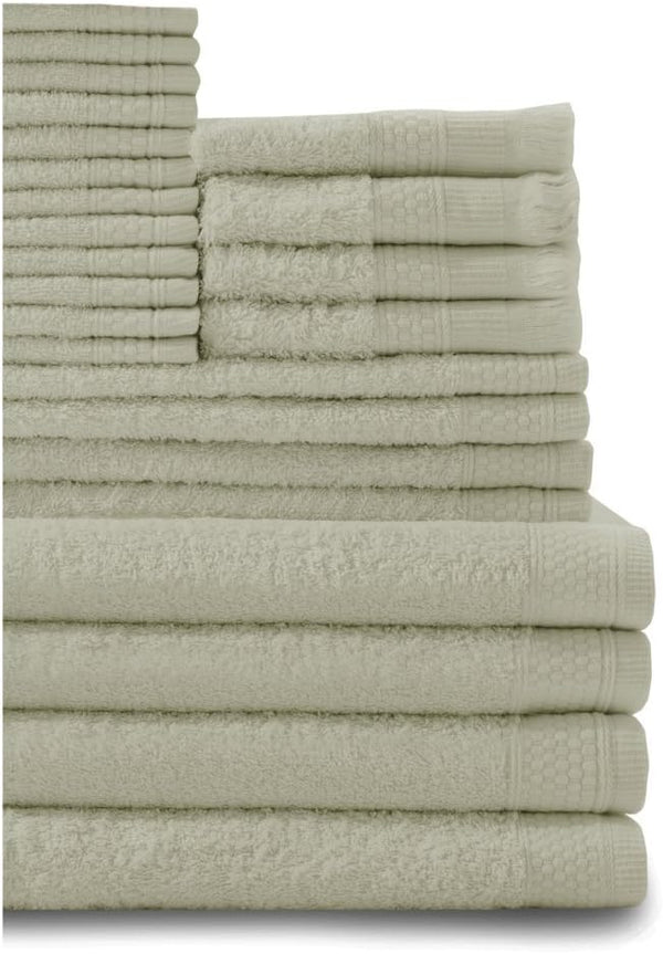 Baltic Linen Multi Count 100% Cotton Towels, 4 Bath Towels, 4 Hand
