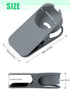 Kalolary Gray Drinking Cup Holder Clip with Groove, Table Bottle Cup Stand DIY Glass Cup Clamp Storage Saucer Clip