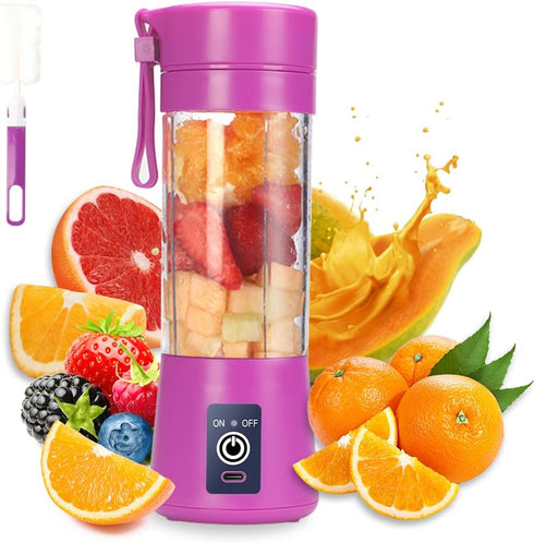 Portable Blender Cup, Electric USB Juicer Blender, Mini Blender Portable Blender for Shakes and Smoothies, Juice,